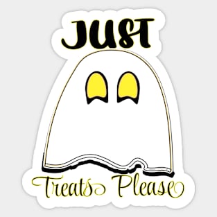 CUTE HALLOWEEN SHIRT FOR BOY OR GIRL | CUTE SPOOKY GHOST TRICK OR TREAT SHIRT Sticker